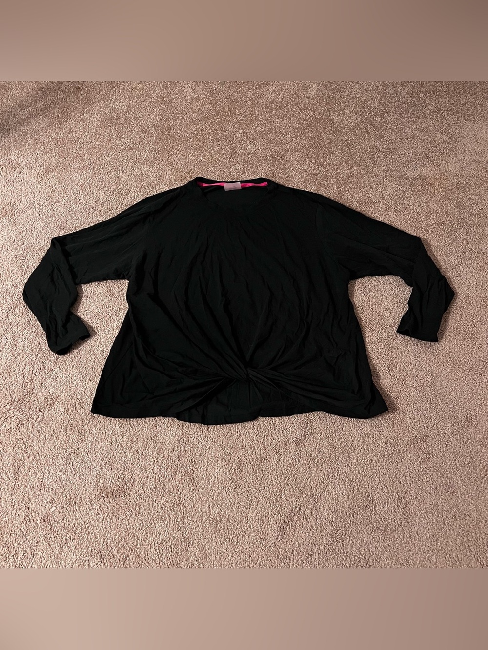 Terez knotted bottom shirt